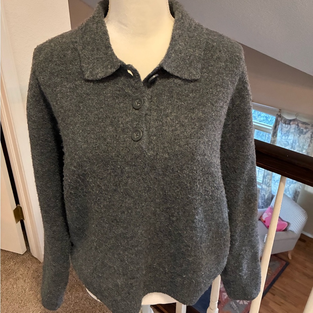 Universal Thread Cropped Polo Sweater